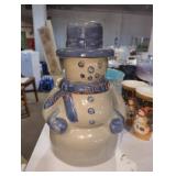 BBP 1995 Stoneware Snowman Cookie Jar