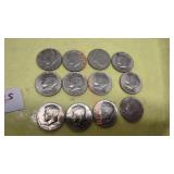 1776/1976 Kennedy bicentennial half dollars 12