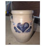 Rowe 1998 Stoneware Pottery Crock