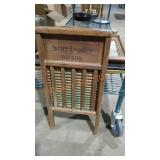 Vintage hibbards star leader brass wash board