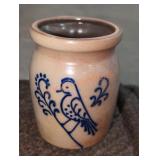 BBP 1995 Bird Stoneware Pottery Pot