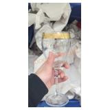 Clear Glass Tote Lot