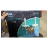 2 Light Crystal Wall Sconce