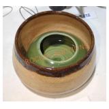 Two Glazed Pottery Pots