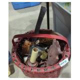 Miscellaneous Household Items Basket Lot