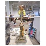 Ornate Metal Table Lamp Base