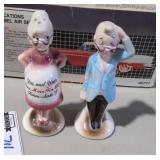 Vintage enesco salt and pepper shakers Grandma