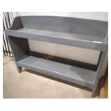 Blue Painted Wood Buffet Side Table