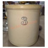 3 Gallon Stoneware Crock