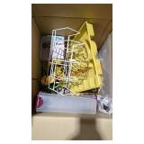 Miscellaneous household box lot