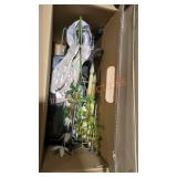 Miscellaneous household box lot