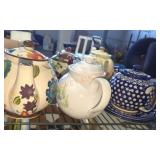 Three Ceramic Teapots