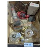 Oil Lamp Parts and more box lot
