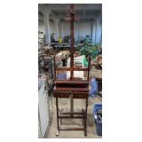 Wooden Standing Art Easel with Oil Paint Set