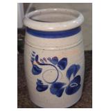 Pittsburg Stoneware Crock Pottery Utensil Holder