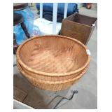 Two Woven Bowl Baskets