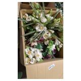 Faux flower Decor lot