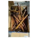 Vintage textile bobbins lot