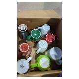 Coffee cup box lot