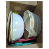 Plastic Kitchen Containers Box Lot