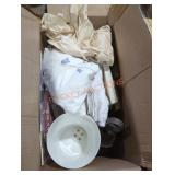 Book & Household Box Lot