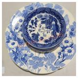 Blue and White Print Plates