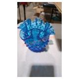 Unmarked Fenton art glass