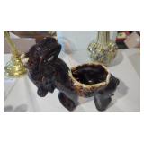 Stone Ware Style Donkey Planter