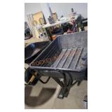 8 cubic foot poly precise fit dump yard cart