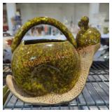 Ceramic Snail Watering Can