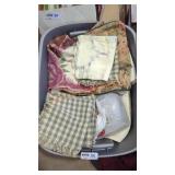 Miscellaneous Linens Tote Lot
