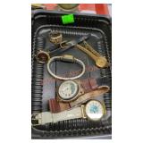 Costume jewelry lot mainly watches