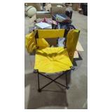 Pair of Yellow Folding Chairs