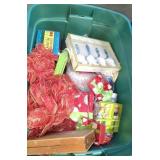 Christmas & Household Tote Lot