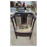 Vintage Wooden Arm Chair