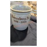 Mooresburg signed pottery crock