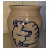 BBP 1994 Bear Stoneware Pottery Vase