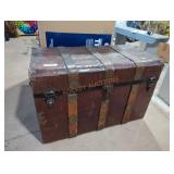 Vintage Metal trunk with Contents