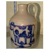 BBP 1995 Stoneware Pottery Cow Jug
