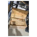 High explosive wooden crate