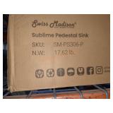 Pedestal Sink Base, UNOPENED BY ROCKEY TEAM,