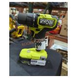 Ryobi 18v 2 ah battery and drill driver