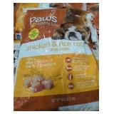 1 bag of paws dog food 16.5 lbs