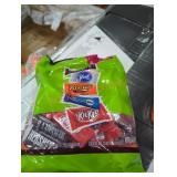 1 green bag of Hershey