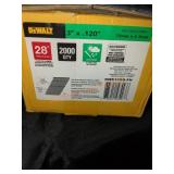 DeWalt 3"x.120" 28ï¿½ Framing Nails, UNOPENED BY