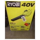 Ryobi 40v Blower, Tool Only, UNOPENED BY ROCKEY