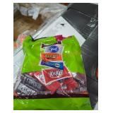 1 green bag of Hershey