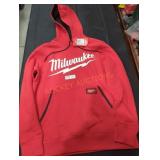 Milwaukee Pull Over Hoodie, Red L
