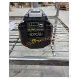 Ryobi 40v 6 ah battery