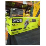 Ryobi 5.5 amp 4-1/2" barrel grip angle grinder